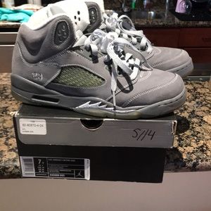 Retro 5 Wolf Grey 2011 Release 7y